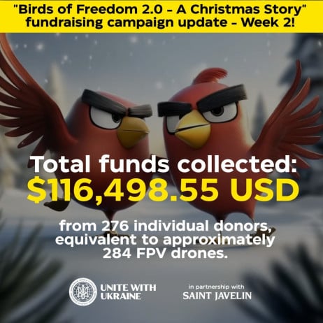 "Birds of Freedom 2.0 - A Christmas Story" fundraising campaign update - Week 2!